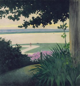 Honfleur und die Baie de la Seine, 1910 von Felix Edouard Vallotton