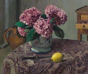 Hortensien und Zitrone, 1923