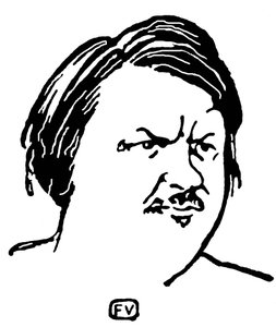Porträt von Honoré de Balzac (1799-1850)
