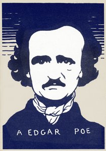 Porträt des amerikanischen Schriftstellers und Dichters Edgar Allan Poe, Illustration von Felix Vallotton