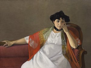 Porträt der Frau des Künstlers, Gabrielle Vallotton