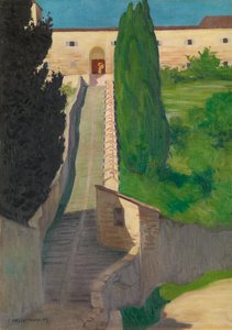 Die Stufen des Klosters San Marco, Perugia, 1913