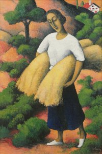 Bauernernte von Felix Elie Tobeen