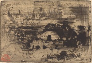 Englische Cottages von Felix Hilaire Buhot