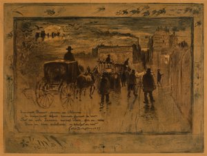 Convoi Funèbre am Boulevard de Clichy Trauerzug am Boulevard de Clichy, 1887