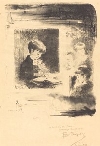 Kind zeichnet (Enfant Dessinant)