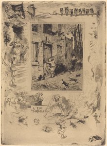 Das verfluchte Haus von Felix Hilaire Buhot