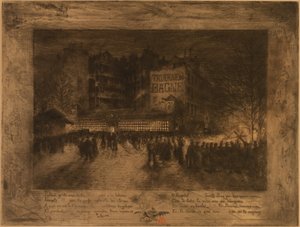 La Place des Martyrs und die Taverne du Bagne, 1885
