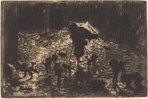 Les Noctambules (Die Nachtstreuner) von Felix Hilaire Buhot