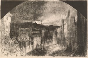 Bastille-Tag in Montmartre von Felix Hilaire Buhot