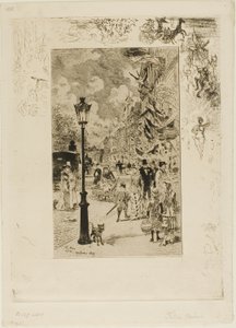 Nationalfeiertag am Boulevard Clichy