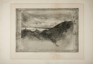 Die Klippe, Bucht von St. Malmo von Felix Hilaire Buhot