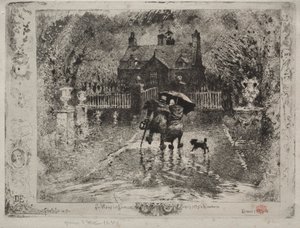 Die Landnachbarn von Felix Hilaire Buhot