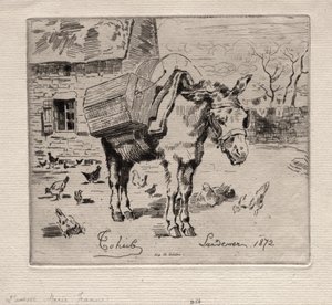 Das Maultier, Marie-Jeanne von Felix Hilaire Buhot