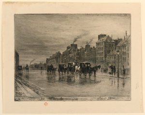 Der Kutschenstand von Felix Hilaire Buhot