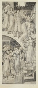Die goldenen Treppen, nach Sir Edward Coley Burne-Jones von Felix Jasinski