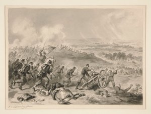 Schlacht von Gettysburg von Felix O. C. Darley