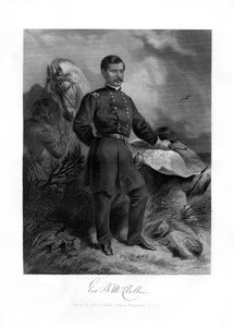 General GB McClellan, amerikanischer Bürgerkriegsgeneral, 1862-1867 von Felix Octavius Carr Darley