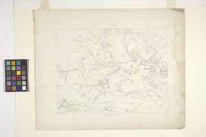 Illustrationen zur Legende von Sleepy Hollow, Tafel 6 von Felix Octavius Carr Darley