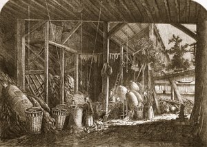 Ein Lumpenlager im Quartier Mouffetard, Paris, Illustration aus 