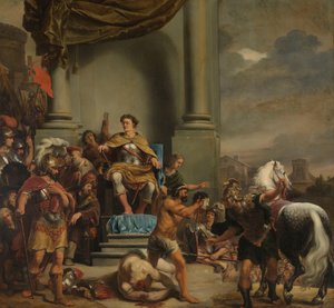 Konsul Titus Manlius Torquatus befiehlt die Enthauptung seines Sohnes
