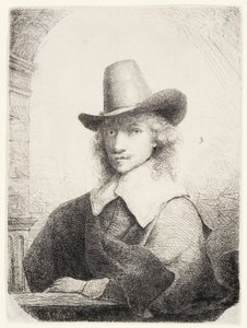 Mann mit hohem Hut, ca. 1645-50