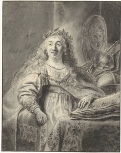 Minerva in ihrem Arbeitszimmer von Ferdinand Bol