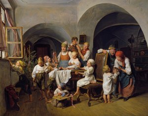 Christtagsmorgen von Ferdinand Georg Waldmuller