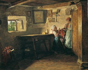Der alte Kasten von Ferdinand Georg Waldmuller
