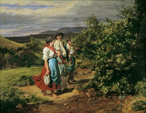 Heimkehr von der Arbeit (Die Liebenden am Scheideweg)