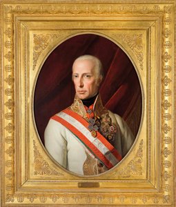 Porträt von Kaiser Franz I. von Österreich von Ferdinand Georg Waldmuller