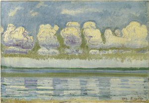 Genfersee mit dem Schweizer Jura, 1909