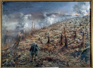Erster Weltkrieg: „Die Schlucht des Todes in Verdun“ von Ferdinand Joseph Gueldry
