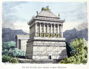 Das Mausoleum von Halikarnassos, aus einer Serie der 