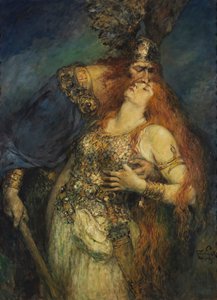 Wotans Abschied von Brünhilde, ca. 1910