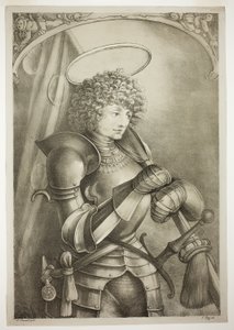 Sankt Georg in Rüstung von Ferdinand Piloty