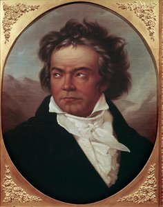 Porträt des deutschen Komponisten Ludwig van Beethoven im Alter von 49 Jahren von Ferdinand Schimon