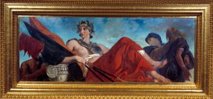Allegorie des Krieges von Ferdinand Victor Eugene Delacroix