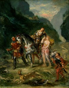 Angelica und der verwundete Medoro, ca. 1860