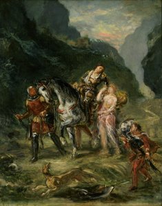 Angelica und der verwundete Medoro, ca. 1860