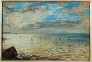 Das Meer von den Höhen von Dieppe aus gesehen