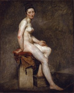 Nackte Sitzende, genannt Fräulein Rose