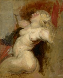 Nereide (Kopie nach Rubens), um 1822