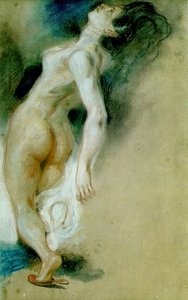 Studie für den Tod des Sardanapalus