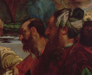 Studie von zwei Köpfen (nach Die Hochzeit zu Kana von Veronese), 1820