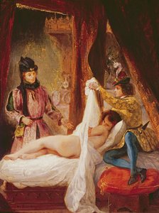 Der Herzog von Orleans zeigt seine Geliebte dem Herzog von Burgund