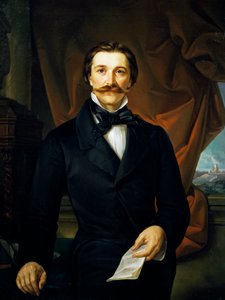 Graf Carlo Coronini von Ferdinando Bassi (1819-1883) von Ferdinando Bassi