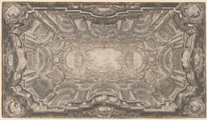 Eine große illusionistische Decke von Ferdinando Galli Bibiena