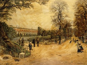 Die Gärten des Luxemburg, Paris, 1904 von Fernand Auguste Besnier