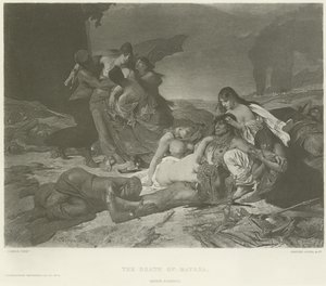 Der Tod von Havana (Gravur) von Fernand Cormon
